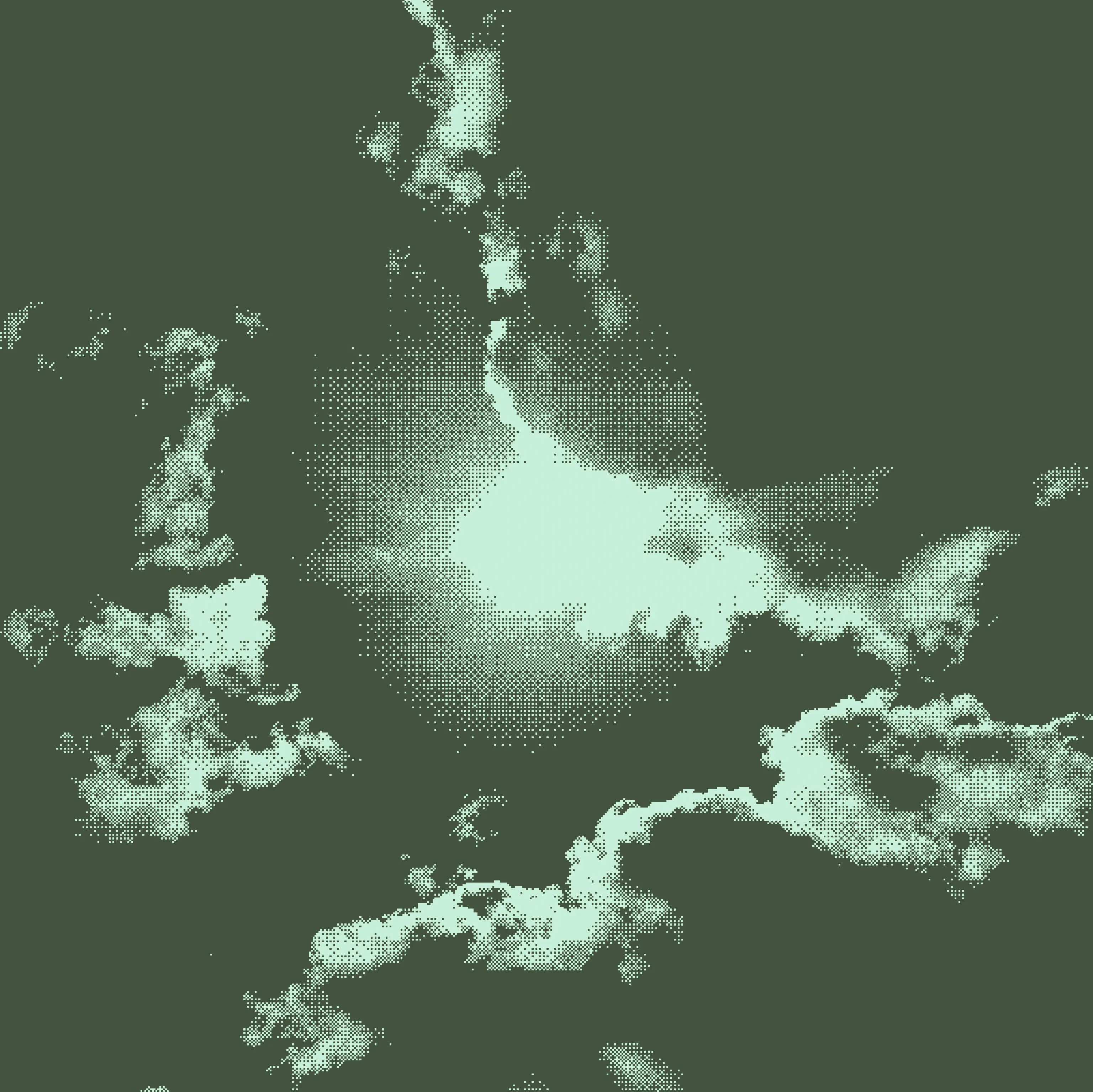 The sun, peaking behind the clouds
